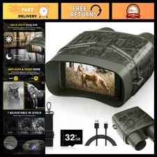 4K Night Vision Goggles Binoculars for Adults, HD Infrared Vision, Waterproof