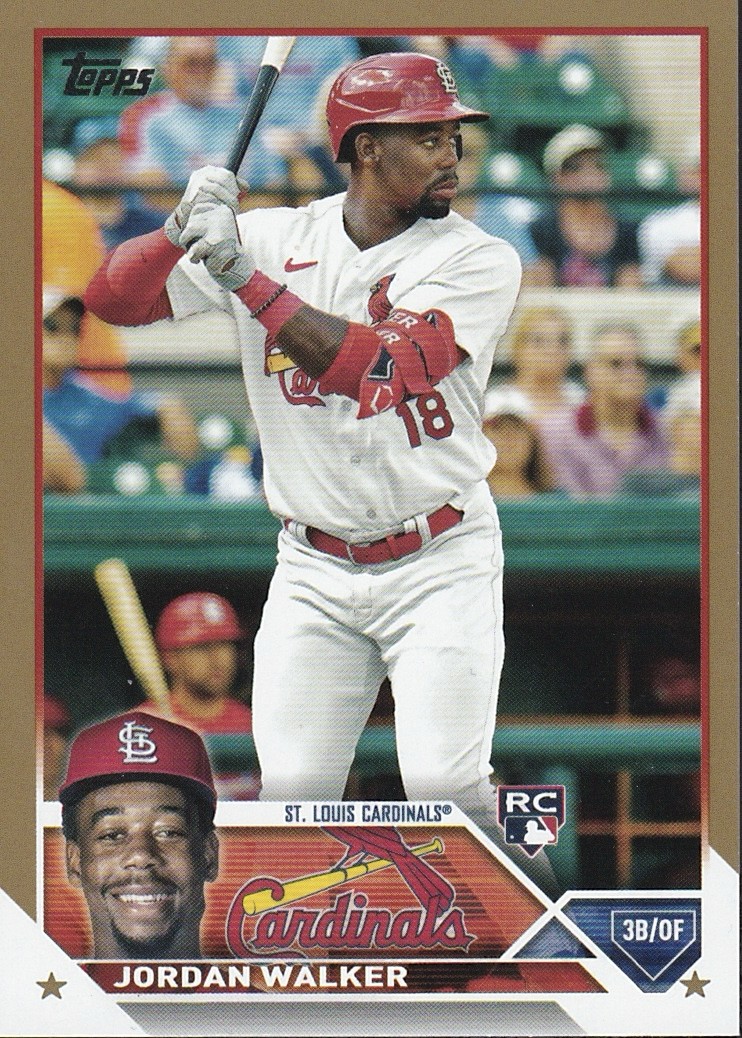 2023 Topps Series 2 - Jordan Walker #344 Gold /2023 (RC)