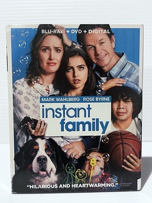 Instant Family Blu Ray DVD w/ Slipcover Mark Wahlberg NEW SEALED
