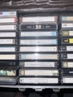 Vintage Cassette Tape Case Brown Faux Leather Includes All Cassettes In Box — photo 4