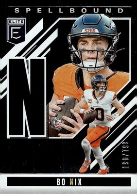 2025 Donruss Elite #26 Bo Nix Spellbound #/799