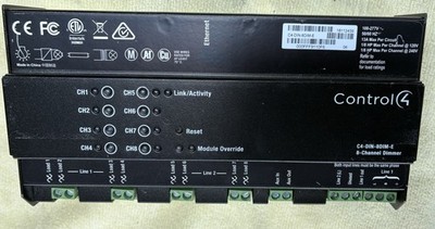 Control 4 C4-DIN-8DIM-E, 8 Channel Dimmer Module - PreOwned
