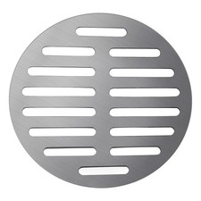 Floor Drain Cover Stainless Steel Round 6 Inch 14 Holes Silver Tone
