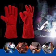 Log Burner Gloves Heat Proof Mitt Wood Burning Stove Fire Woodburners Oven