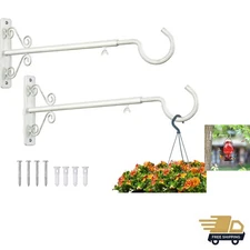Bird Feeder Hangers16 to 24 Inch, Adjustable Plant Hanging Brackets Outdoor I...