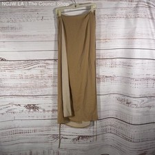 VTG. Mondi Tan Polka Dot Long Wrap Skirt- Size 42