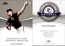 WES MENDES 2022 LEAF PERFECT GAME 