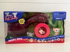 Littlest Pet Shop Merry Mice Playset NIB Sealed Mouse Hamster Wheel 102 103 104