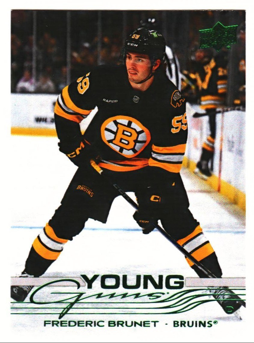 Frederic Brunet 2025-26 Upper Deck Series 2 Young Guns #489 Holiday Edition