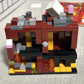 LEGO Minecraft Micro World Lot: The Nether 21106 Manual,21105 Complete Box 21102