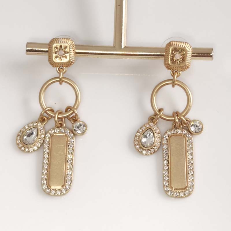 New Cabi Charms Bib Statement Drop Earrings Retro Women Party Vacation Jewelry