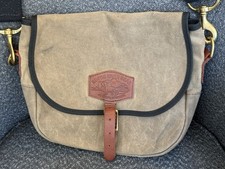 Made in USA Rustic River Gear Shell Bag - Waxed Canvas - Possibles Bag