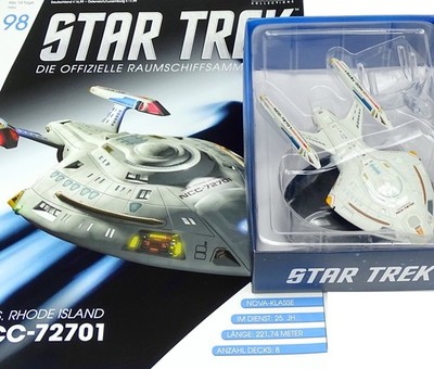 STAR TREK EAGLEMOSS RAUMSCHIFF COLLECTION USS RHODE ISLAND NCC-72701 AUSGABE #98