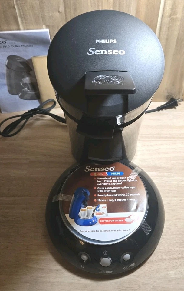 Philips Senseo HD-7810 Blk Single or Dual Serve Pod Coffee Maker Machine W/O Box - Image 4 of 4