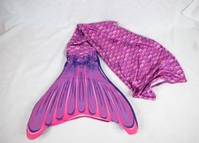 Fin Fun Mermaidens Pink purple Mermaid Tail Swimming Size Youth L / XL