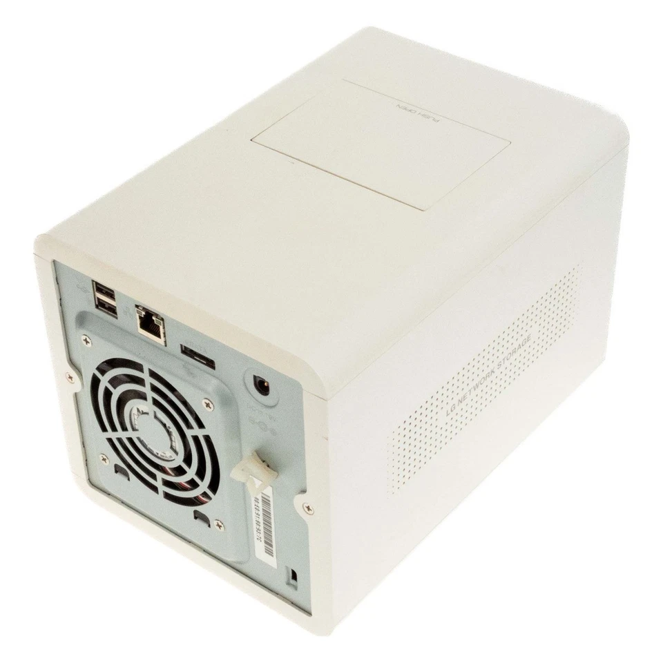 NAS LG N2R1DD2 Marvell 88F6192 800MHz 1GB DDR2 2-BAY + DVD +RW - Bild 2 von 2