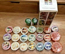 Lot Of 23 Yankee Candle Wax Tarts- Votives-Floating Rare Discontinued  Scents