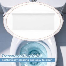 Pee Guard for Toilet Seat Clear Urine Deflector for Boys Kids Adults Elderly