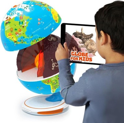 For Kids - 3-Layer Openable Tech-Powered Interactive Globe