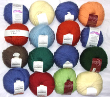 Lot of 8  Cascade Yarn 100 Superwash Wool 3.5 oz Assorted Colors 