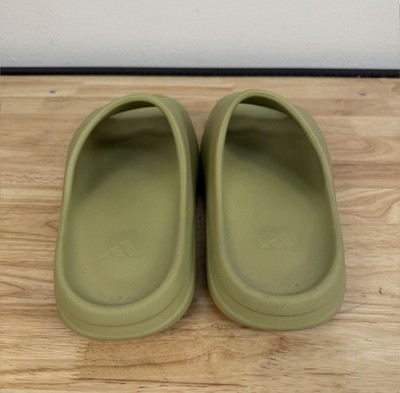 Adidas Yeezy Slide Resin Mens Sz 14 Green Casual Sandals GZ5551