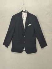 Tommy Hilfiger Blazer Boys 20 Navy Blue Two Button Gold Crested Buttons Classic