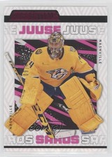 2023-24 Upper Deck Credentials Pink 9/49 Juuse Saros #49 00em