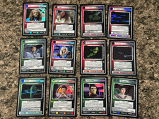 2000 STAR TREK CCG REFLECTIONS FOILS LOT OF 26 CARDS - NO DUPLICATES