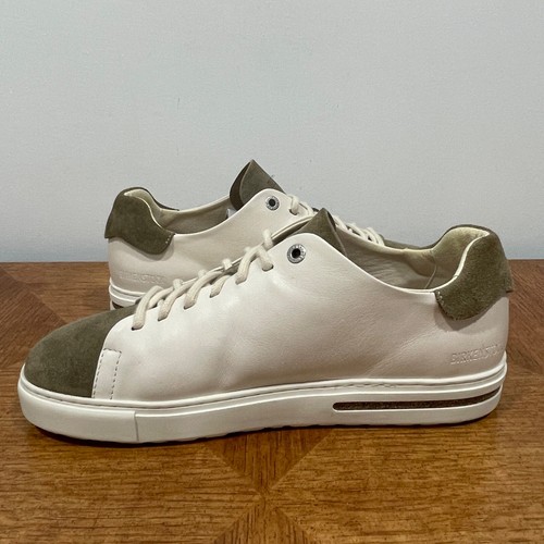 Scarpa Birkenstock curva bassa decon donna 9 stretta avorio tortora pelle scamosciata pizzo - Foto 8 di 13