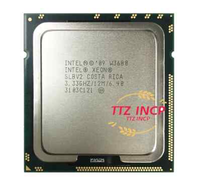 Intel Xeon W3680 SLBV2 Hex Core 3.33GHz 12MB 6.4 GT/s LGA1366 Processor