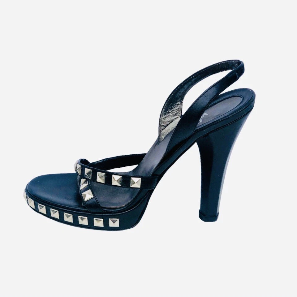 Versace open 2025 toe heels