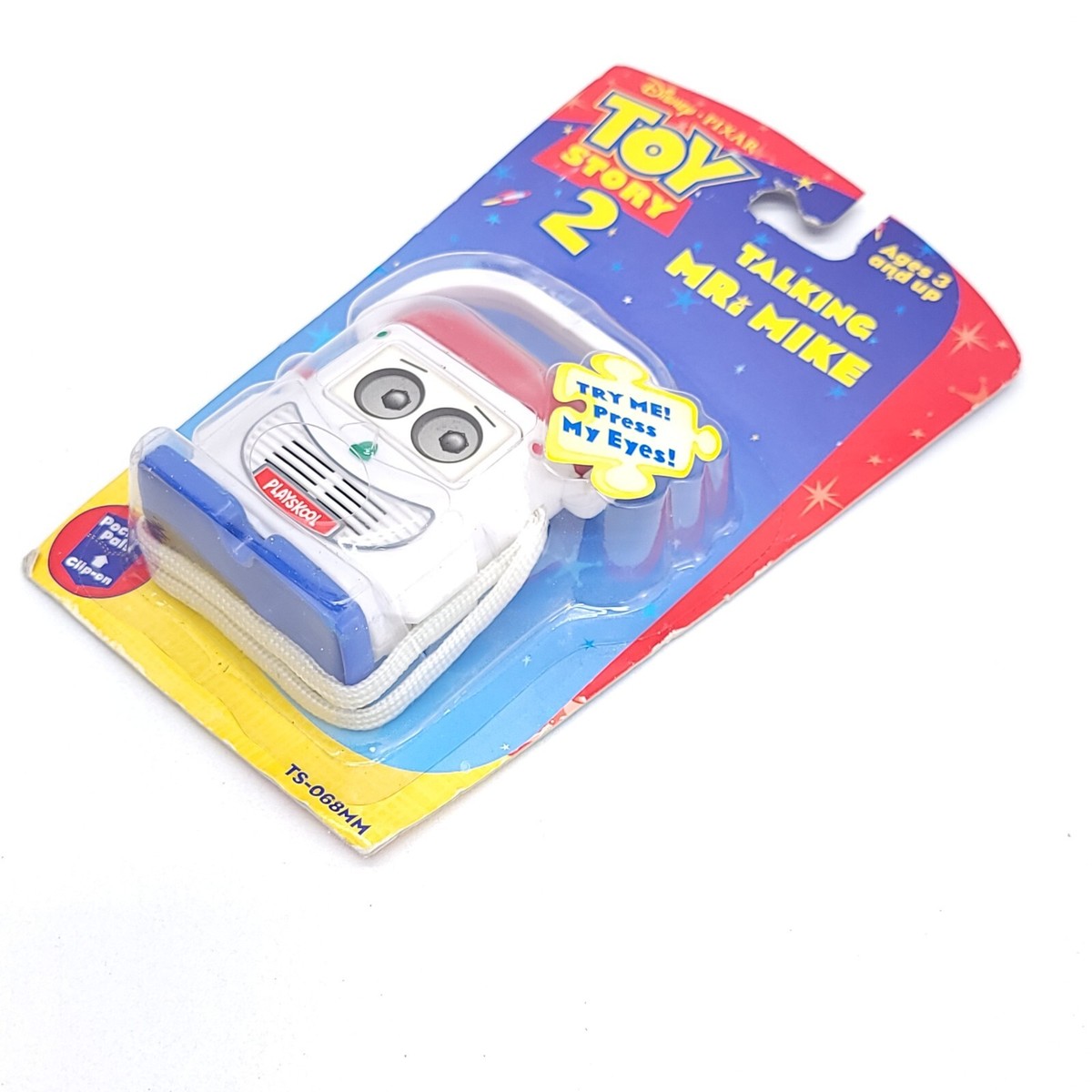 Toy Story 2 Hasbro Talking Mr Mike Pocket Pal Clip On Disney Toy Story 2 Hasbro Talking Mr Mike Pocket Pal Clip On Disney