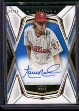 2019 Topps Five Star #FSA-AN Aaron Nola Blue #/25