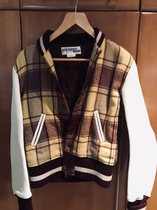 comme des garcons varsity jacket