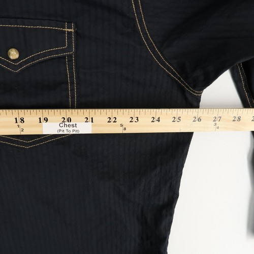 Wrangler Retro Western Hemd Herren 2XT Black Pearl Snap Langarm - Bild 3 von 7