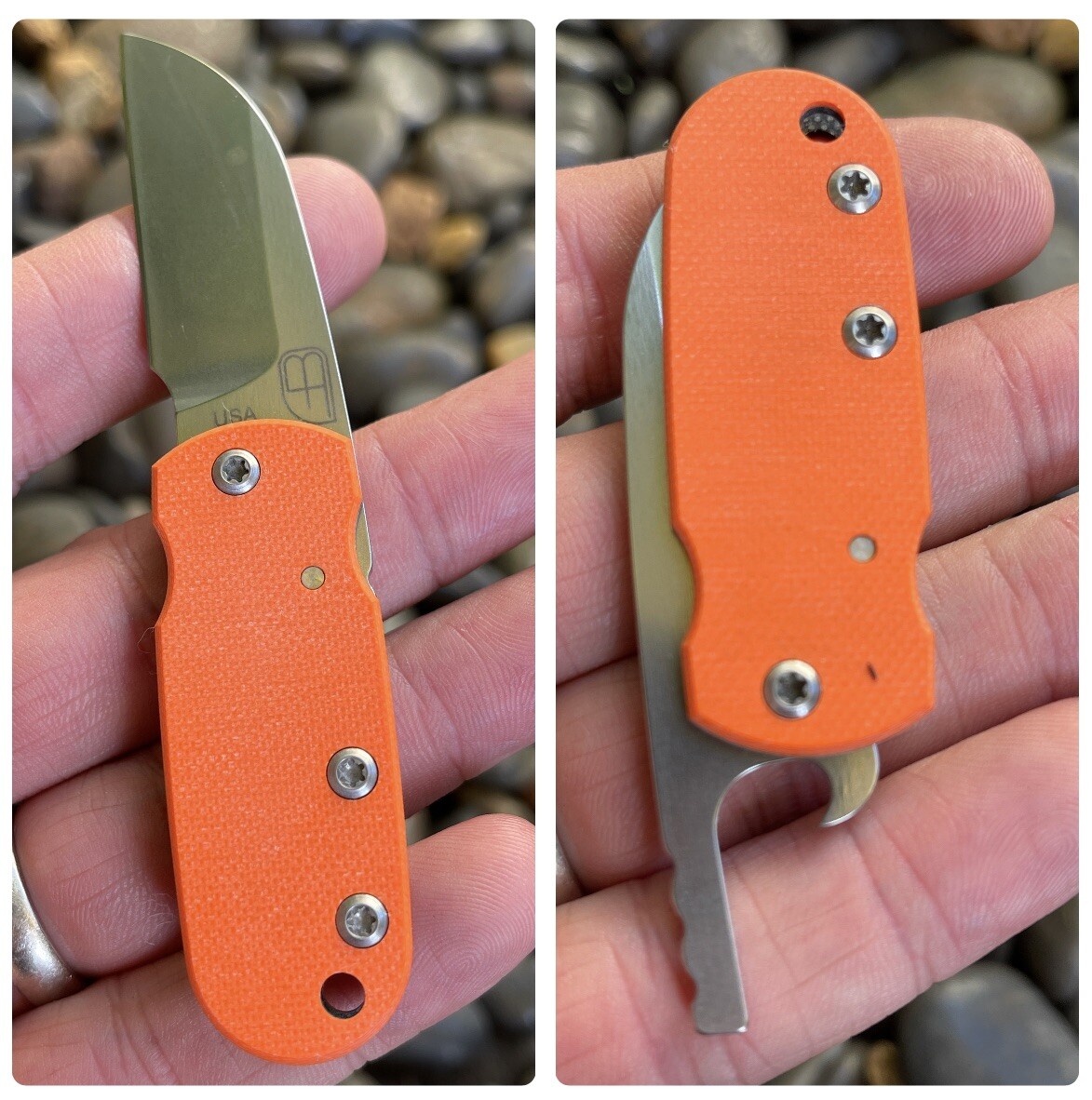 Brian Fellhoelter Frikky Pocket Knife & Bottle Opener Code Orange