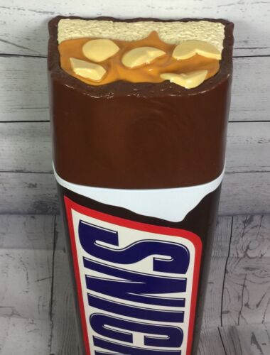 Snickers Candy Bar 3D Plastic Wall Hanging Store Display RARE Free Ship - Picture 4 of 7