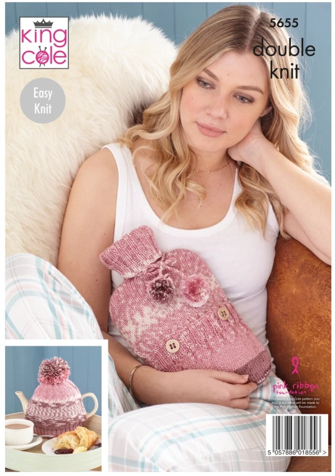 EASY CABLE KIDS HAT SNOOD AND MITTENS KNITTING PATTERN IN CHUNKY 5167 - Image 2 of 2