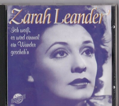 CD - ZARAH LEANDER - ICH WEISS, ES WIRD EINMAL EIN WUNDER GESCHEH'N #DD88#
