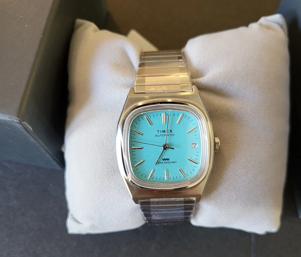 Timex Automatic 1983 E-Line Reissue 34mm with Expansion band Watch TW2Y07300 - Image 3 of 4