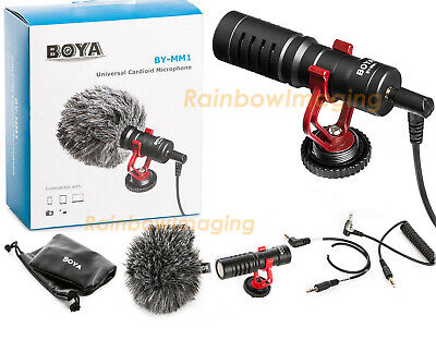 BOYA BY-MM1 Cardiod Shotgun Microphone for Smartphone Samsung S9+ S9 S8 S8+ S10