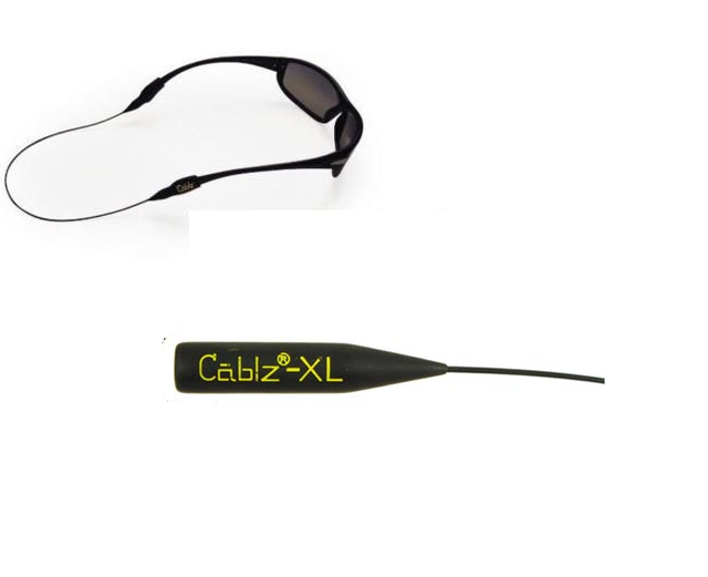 Cablz 14" Original XL Eyewear Sunglass Retainer Black Stainless CBLZXLB14 for sale online eBay