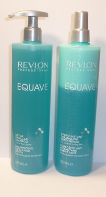 Revlon Equave  Hydro  Detangling Conditioner 2Phase 500ml Micellar Shampoo 485ml