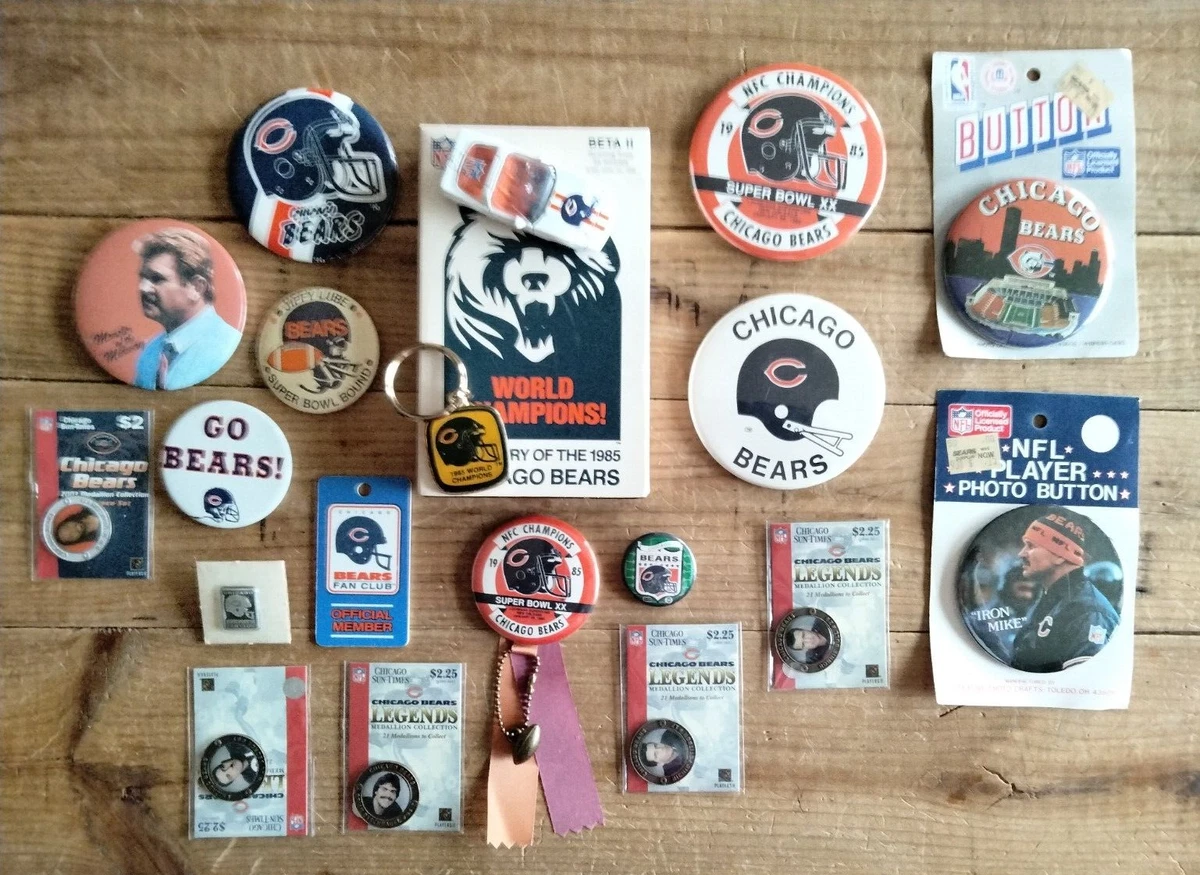 Chicago Bears Football 1985 Vintage Sports Pins for sale | eBay