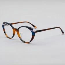BETSION Acetate Retro Cat Eyeglasses Frame Women Anit Blue Light Reading Glasses