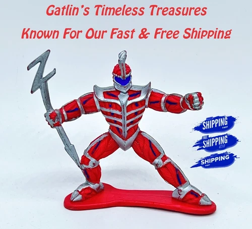 Vintage 1994 Bandai Power Rangers 2.75" Lord Zedd PVC Figure Mini Cake Topper.