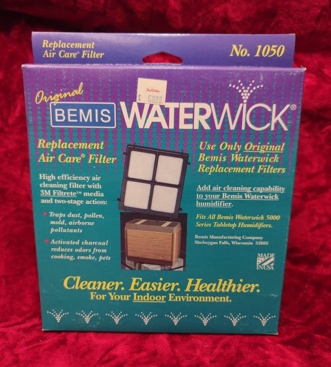 Original Bemis Waterwick Replacement AirCare Filter Tabletops AIRCARE