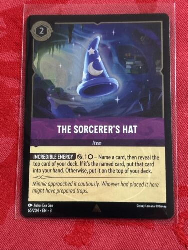 FOIL Disney Lorcana Into The Inklands - The Sorcerer's Hat - 65/204 MINT FOIL - Picture 1 of 7