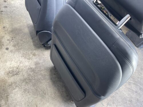BMW F10 Exclusive Black Nappa Leather M-Sport Heated Seats Panels Set OEM 95K - Picture 14 of 24
