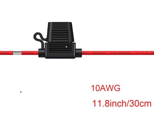 2 Fuse Holders In-line 10 Gauge AWG Car Waterproof ATC Fuse Holder - Picture 3 of 5